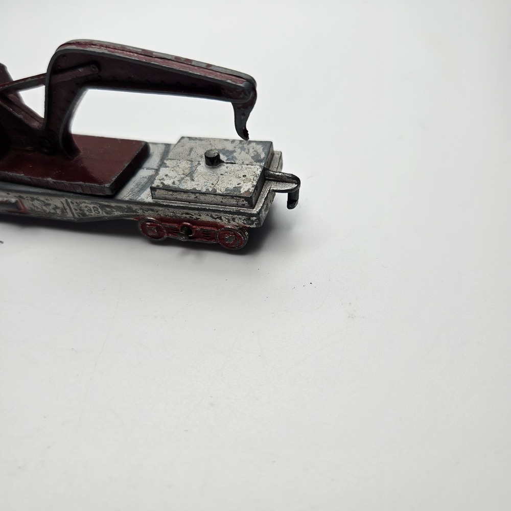 Vintage Tootsietoy Railroad Crane Car Diecast Metal Train‎ Car USA 1938 - Picture 5 of 10